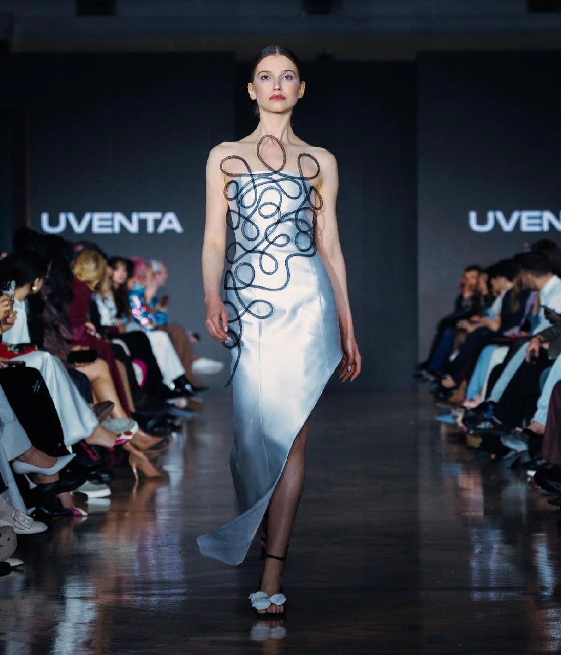 Sophisticated satin dress